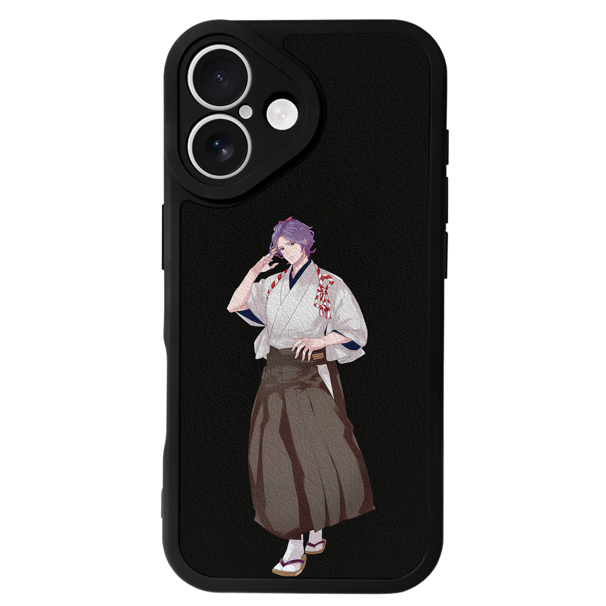 （画像用） 刀剣乱舞 Touken Ranbu 【iPhone 16シリーズ対応】シリコンスマホケース（レザー調） 材質：シリコン